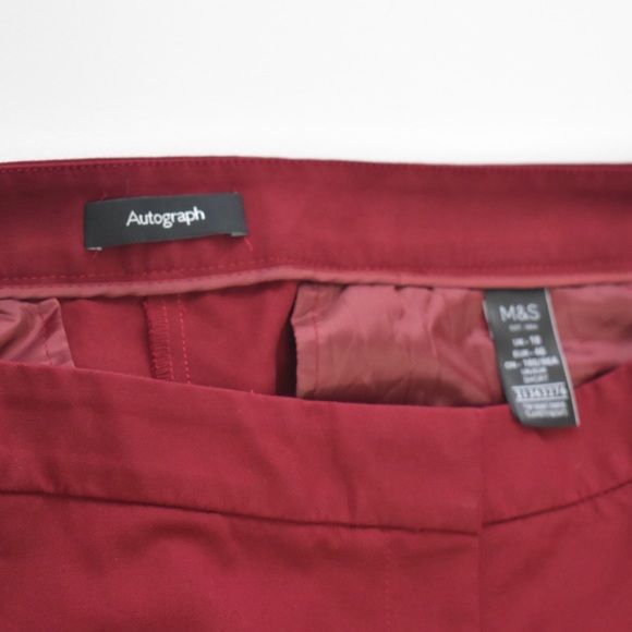 Autograph Mark & Spencer Petites Red Pants - Picture 5 of 5